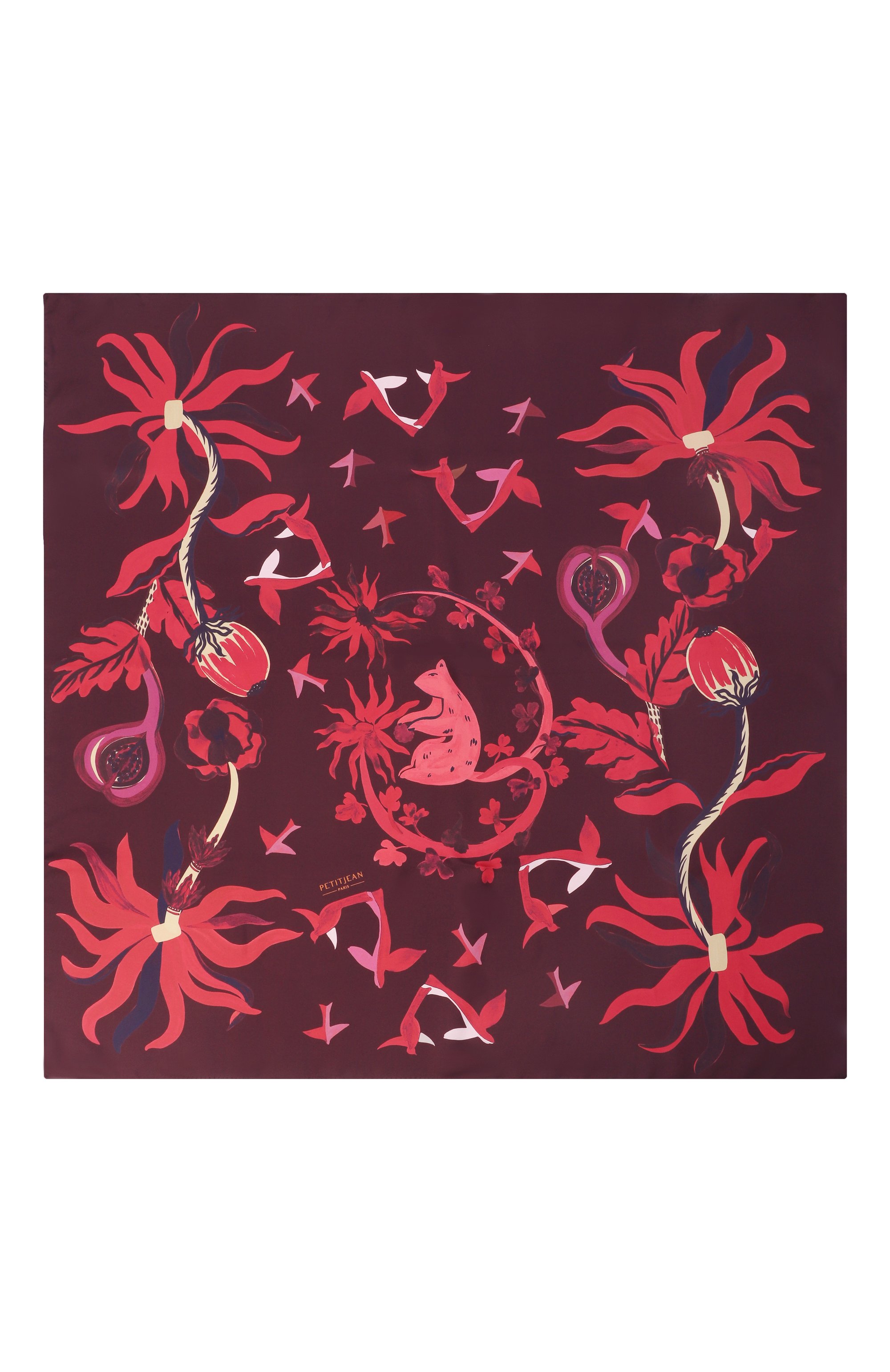 Шелковый платок PETITJEAN PARIS, арт. 17C23, фото 4