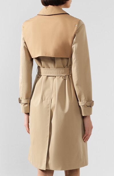Хлопковый тренч herne BURBERRY бежевого цвета по цене 284000 руб., арт. 8018680, фото 4 Хлопковый тренч herne BURBERRY, арт. 8018680, фото 4