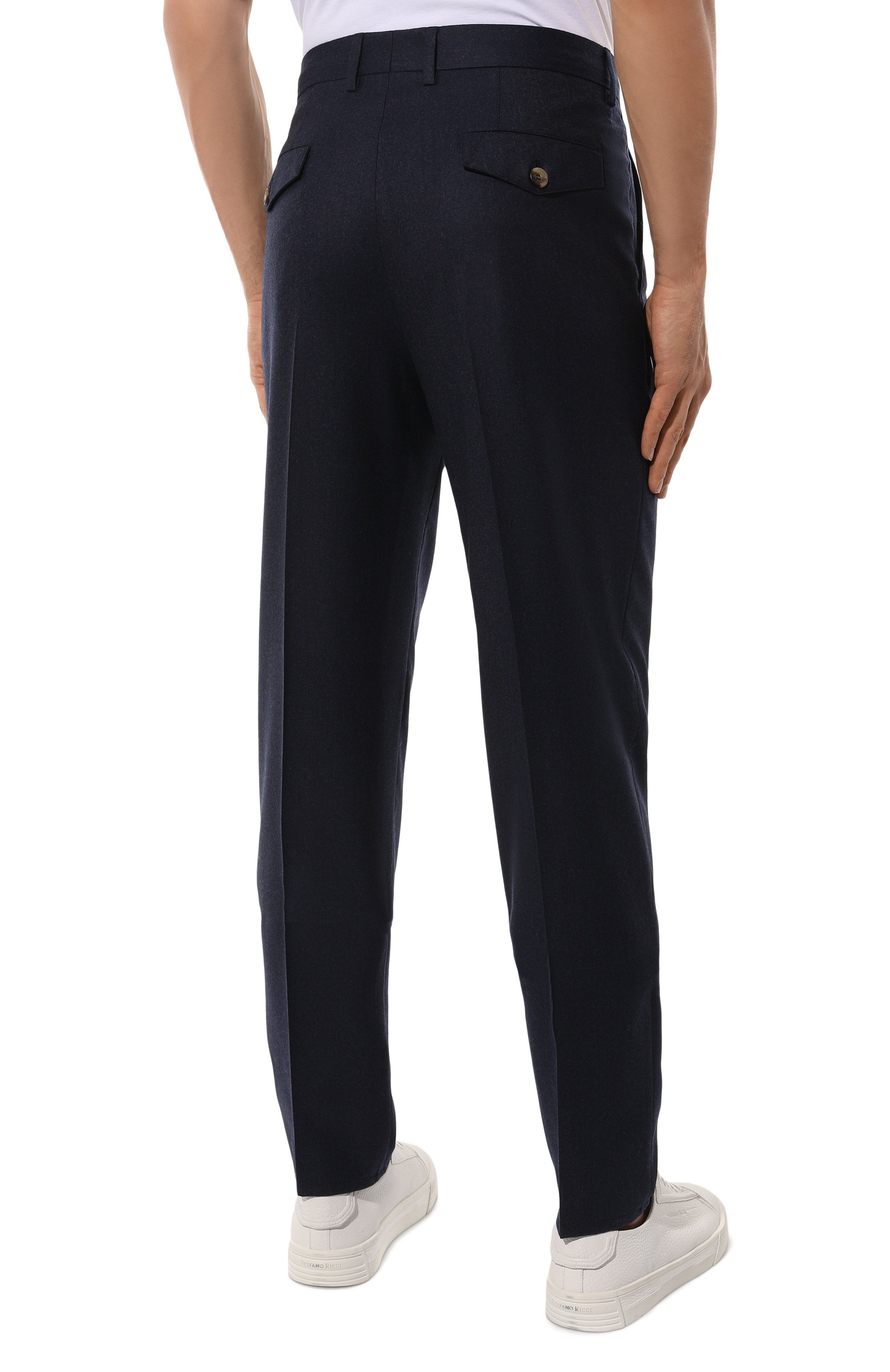 Шерстяные брюки BRUNELLO CUCINELLI, арт. ME226E1920, фото 4