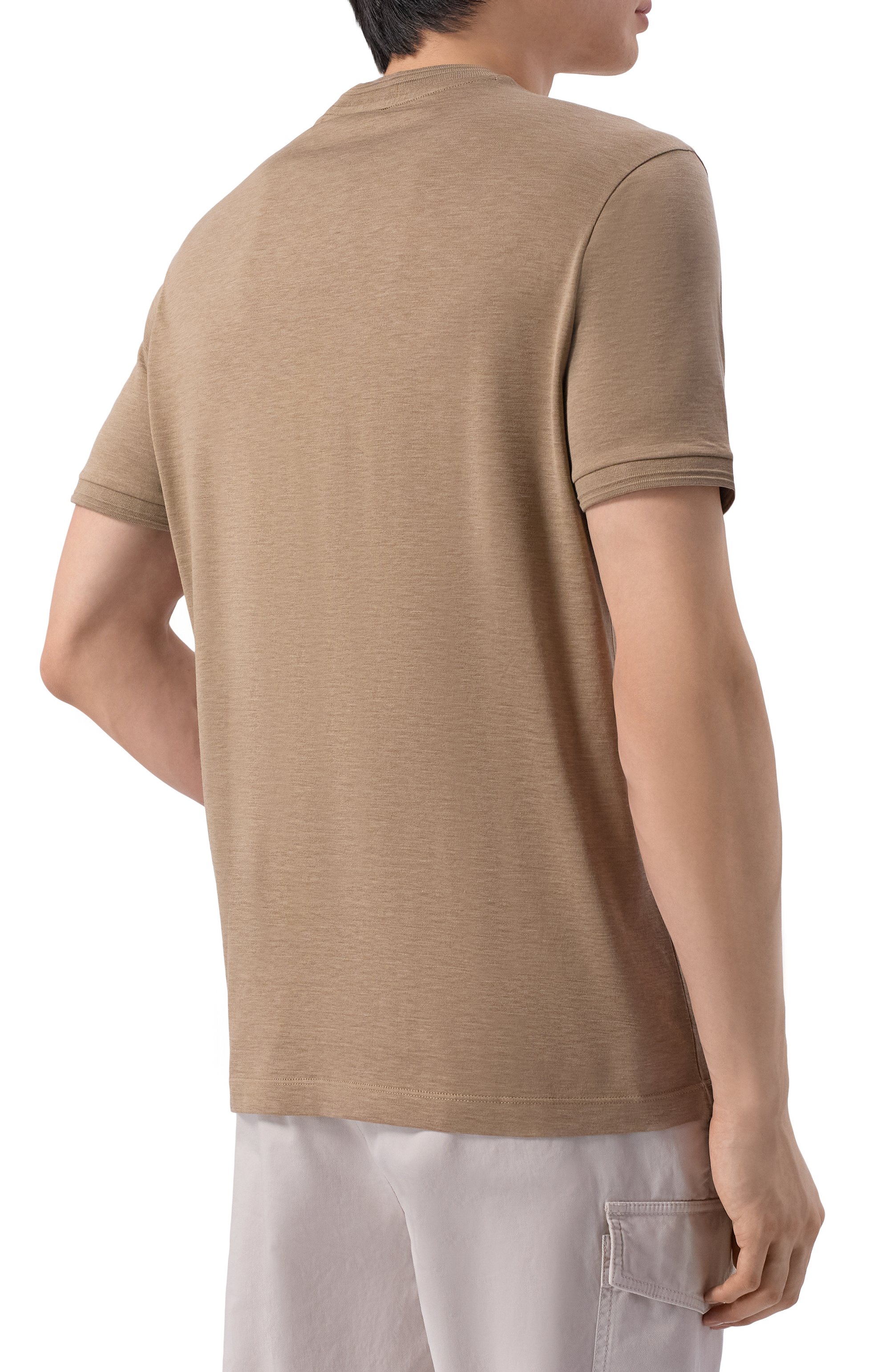 Футболка из шелка и хлопка PAUL&SHARK, арт. 25411008, фото 4