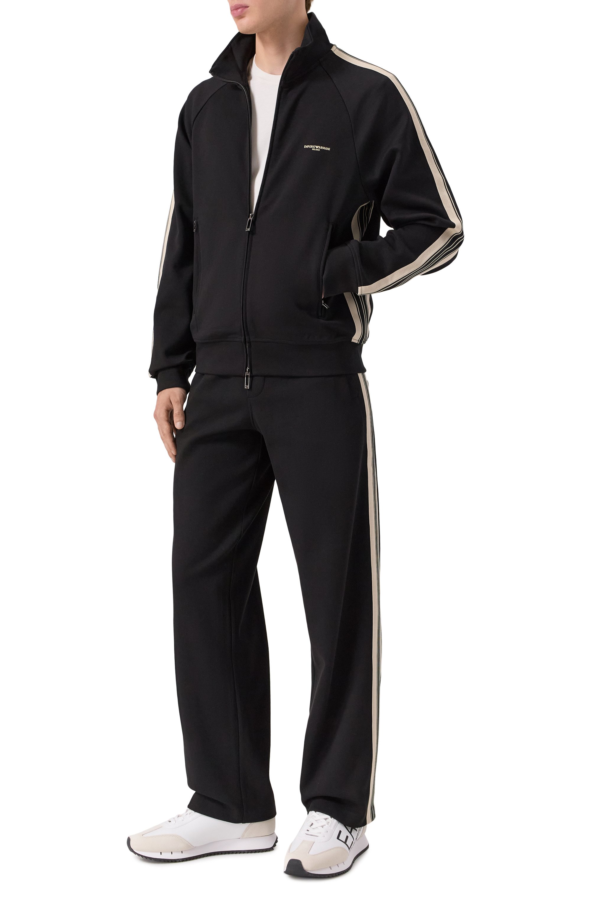 Хлопковая толстовка EMPORIO ARMANI, арт. EM002872/AF13488, фото 2