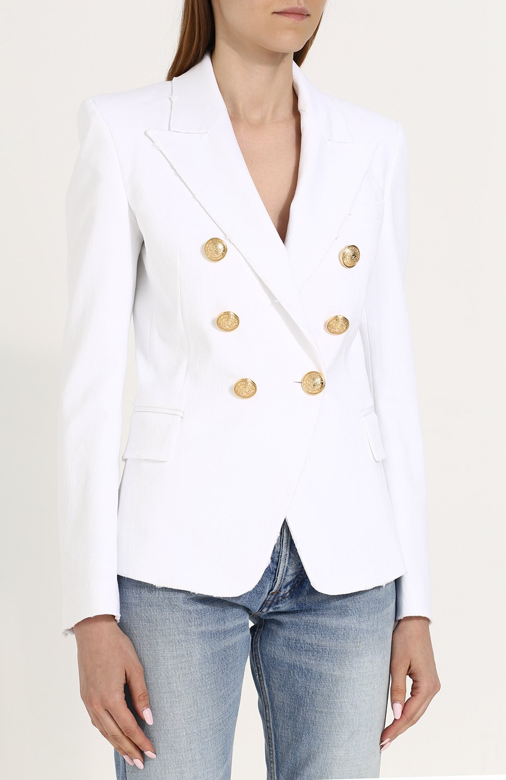 Приталенный двубортный жакет BALMAIN, арт. 137266/124K, фото 3