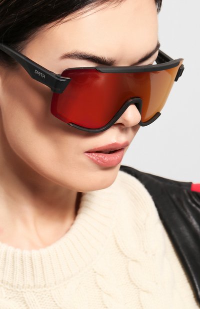 Солнцезащитные очки SMITH черного цвета по цене 16850 руб., арт. WILDCAT 003, фото 2 Солнцезащитные очки SMITH, арт. WILDCAT 003, фото 2