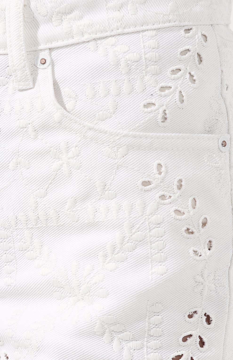 Хлопковые шорты OFF-WHITE белого цвета по цене 67900 руб., арт. 0WYC002S19D620510101, фото 5 Хлопковые шорты OFF-WHITE, арт. 0WYC002S19D620510101, фото 5