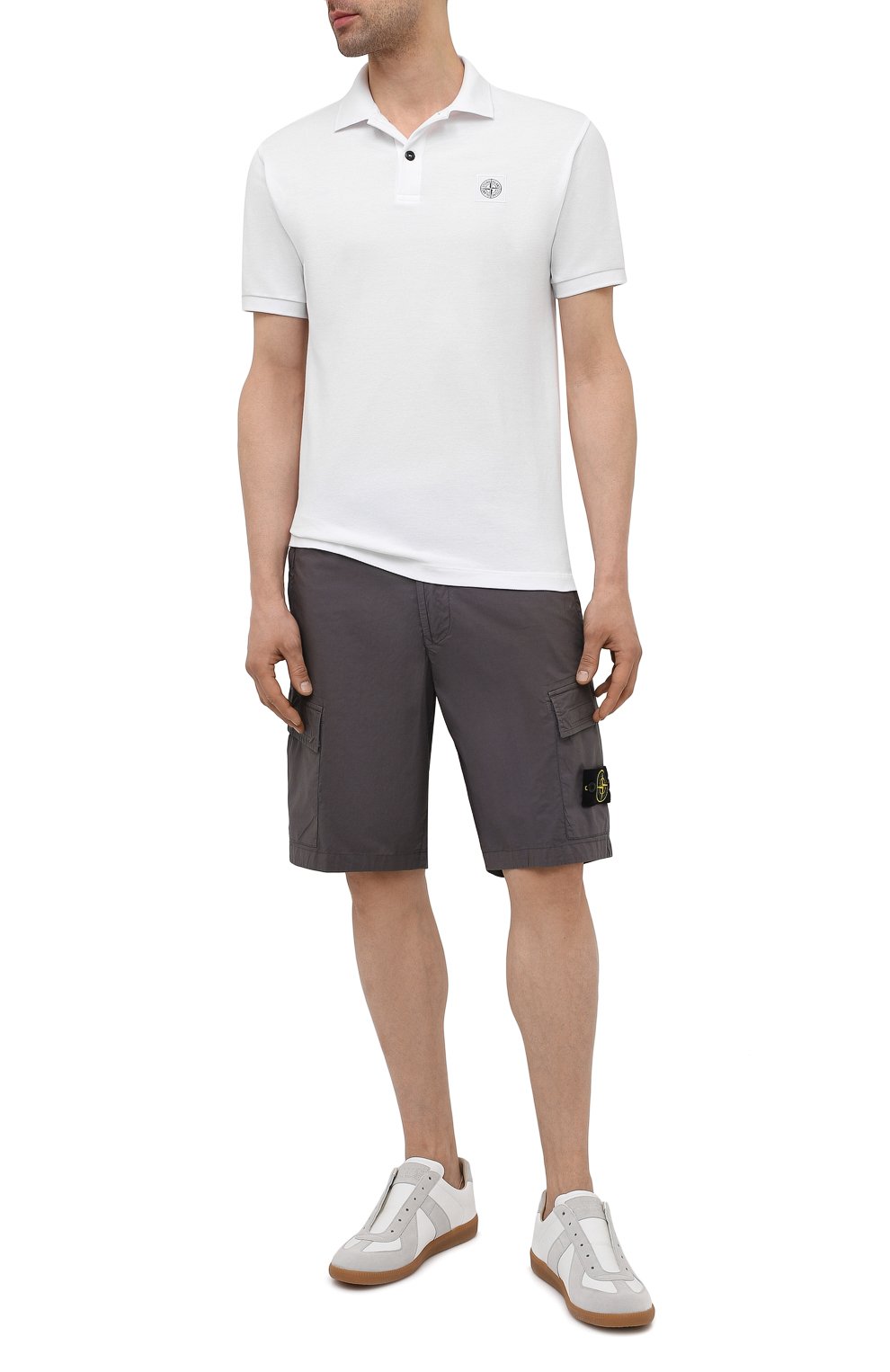 Хлопковое поло STONE ISLAND, арт. 741522R39, фото 2