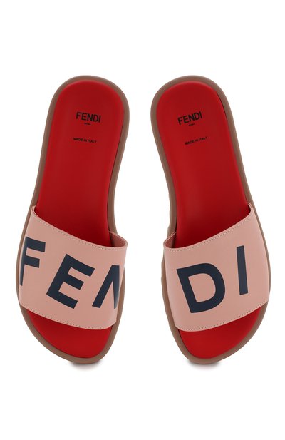 Кожаные шлепанцы FENDI, арт. JMR263/A15A, фото 4