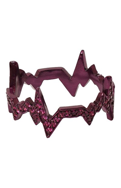 Кольцо deep pulse CAVIAR JEWELLERY фиолетового цвета по цене 11000 руб., арт. P003R, фото 3 Кольцо deep pulse CAVIAR JEWELLERY, арт. P003R, фото 3