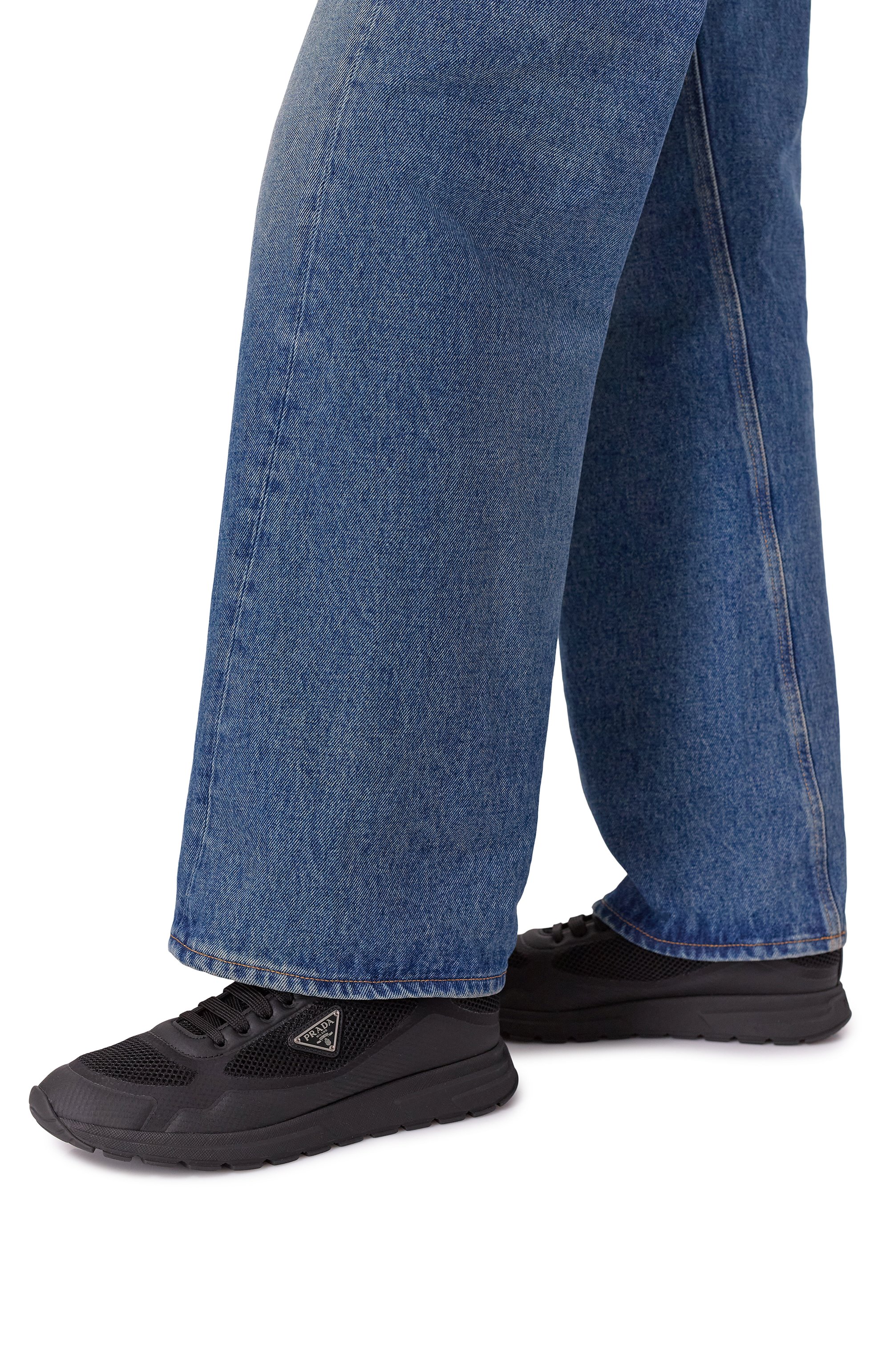 Комбинированные кроссовки prax 2.0 PRADA, арт. 1E920N/1ABK, фото 2