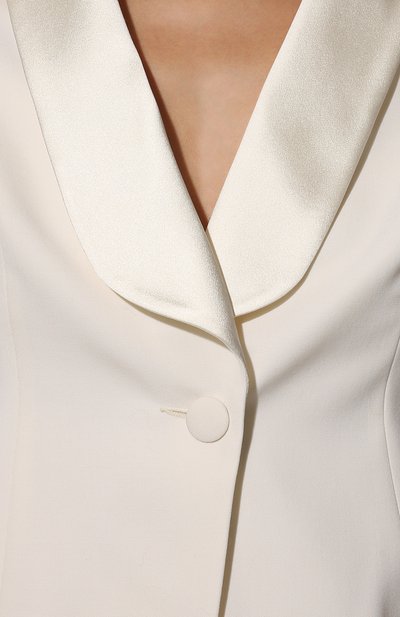 Шерстяной жакет JM STUDIO молочного цвета по цене 52000 руб., арт. ns222319, фото 5 Шерстяной жакет JM STUDIO, арт. ns222319, фото 5