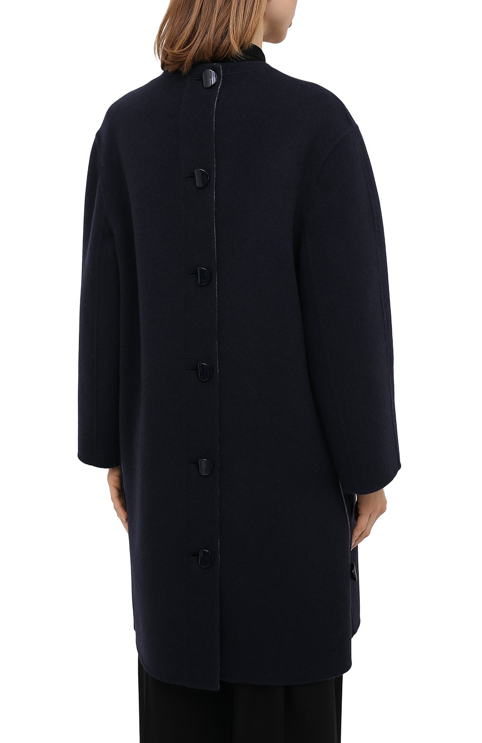 Шерстяное пальто GIORGIO ARMANI синего цвета по цене 298000 руб., арт. 0WH0L04T/T01VF, фото 4 Шерстяное пальто GIORGIO ARMANI, арт. 0WH0L04T/T01VF, фото 4