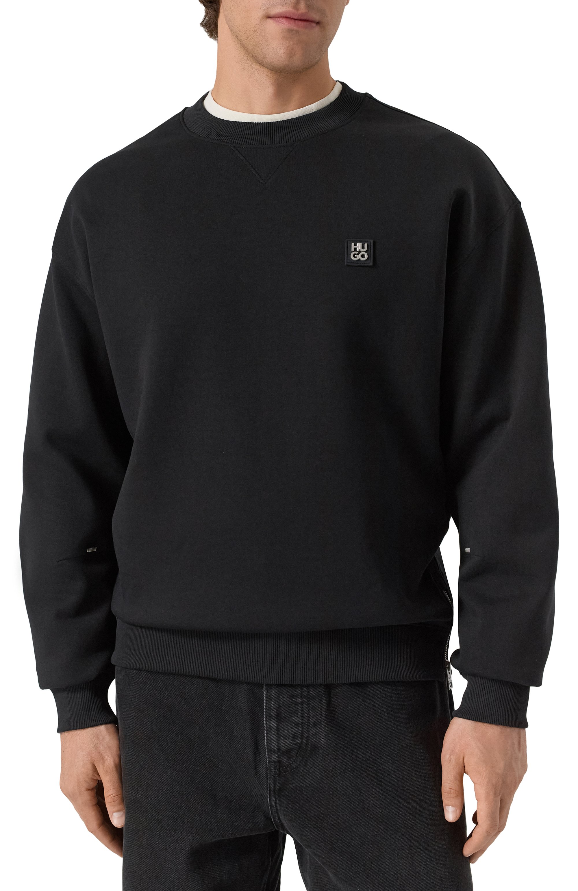 Хлопковый свитшот HUGO, арт. 50542593, фото 3