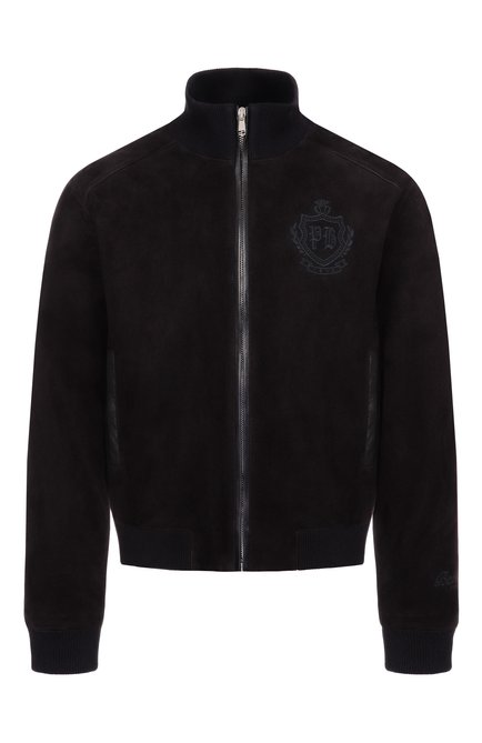 Мужской замшевый бомбер BALMAIN, арт. FH0TFA87/LD91