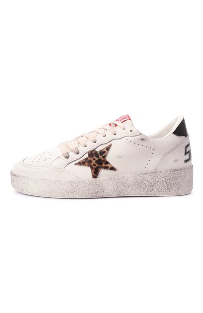 Кожаные кеды ball star GOLDEN GOOSE DELUXE BRAND, арт. GWF00804.F007323, фото 4