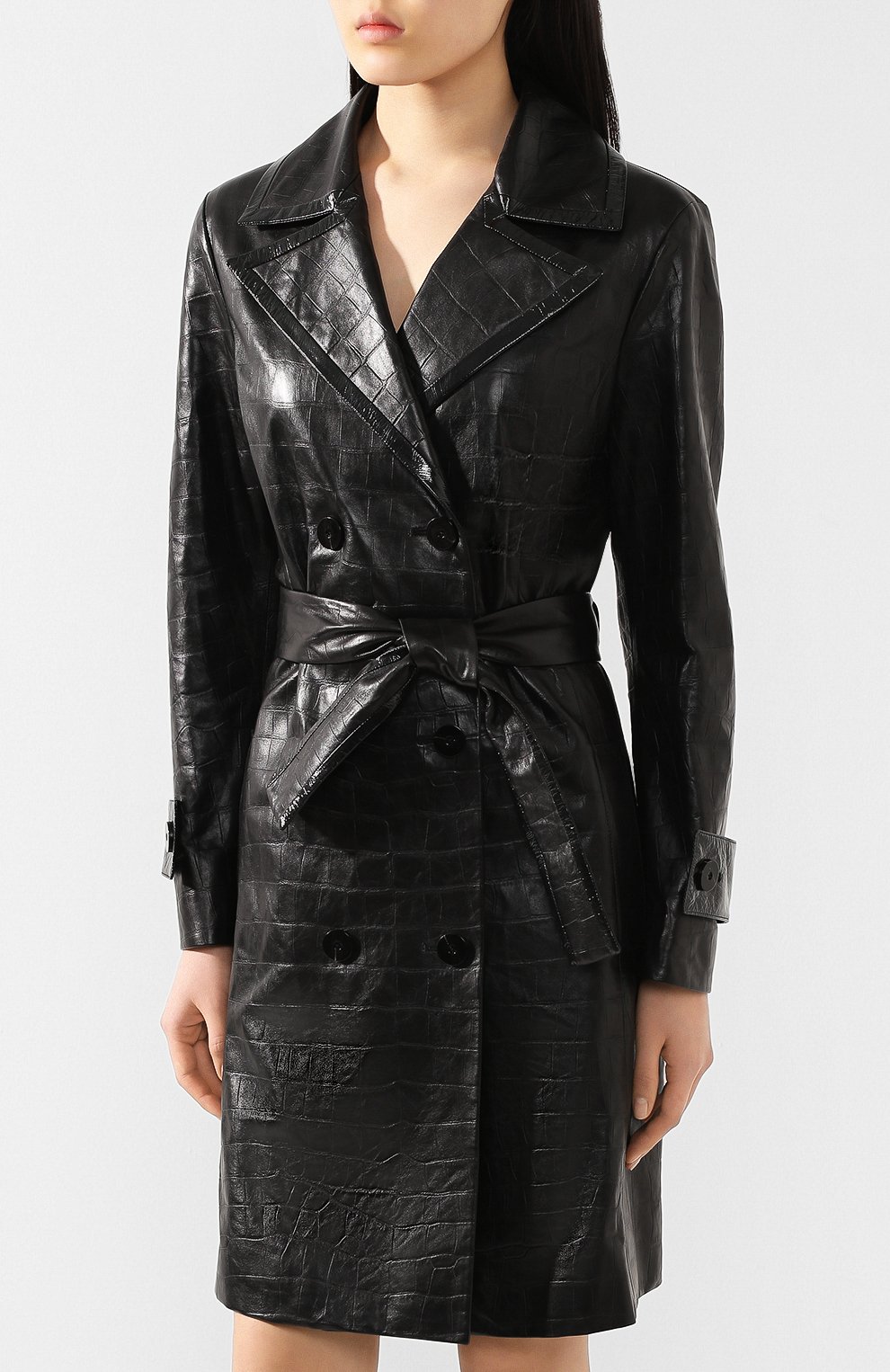 Кожаный тренч DROME, арт. DPD5681P/D1796P, фото 3