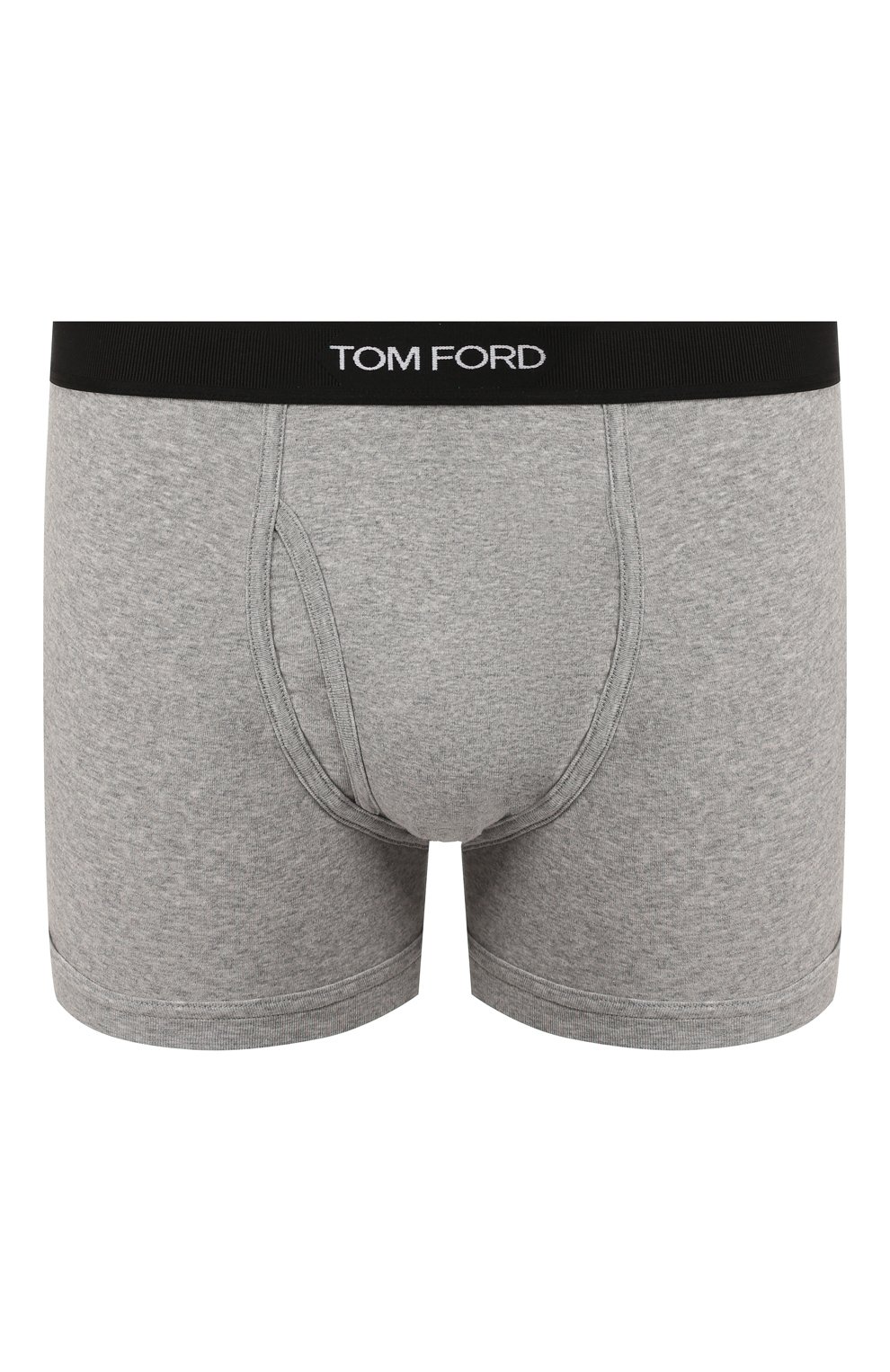 Хлопковые боксеры TOM FORD серого цвета по цене 11200 руб., арт. T4LC30040, фото 1 Хлопковые боксеры TOM FORD, арт. T4LC30040, фото 1