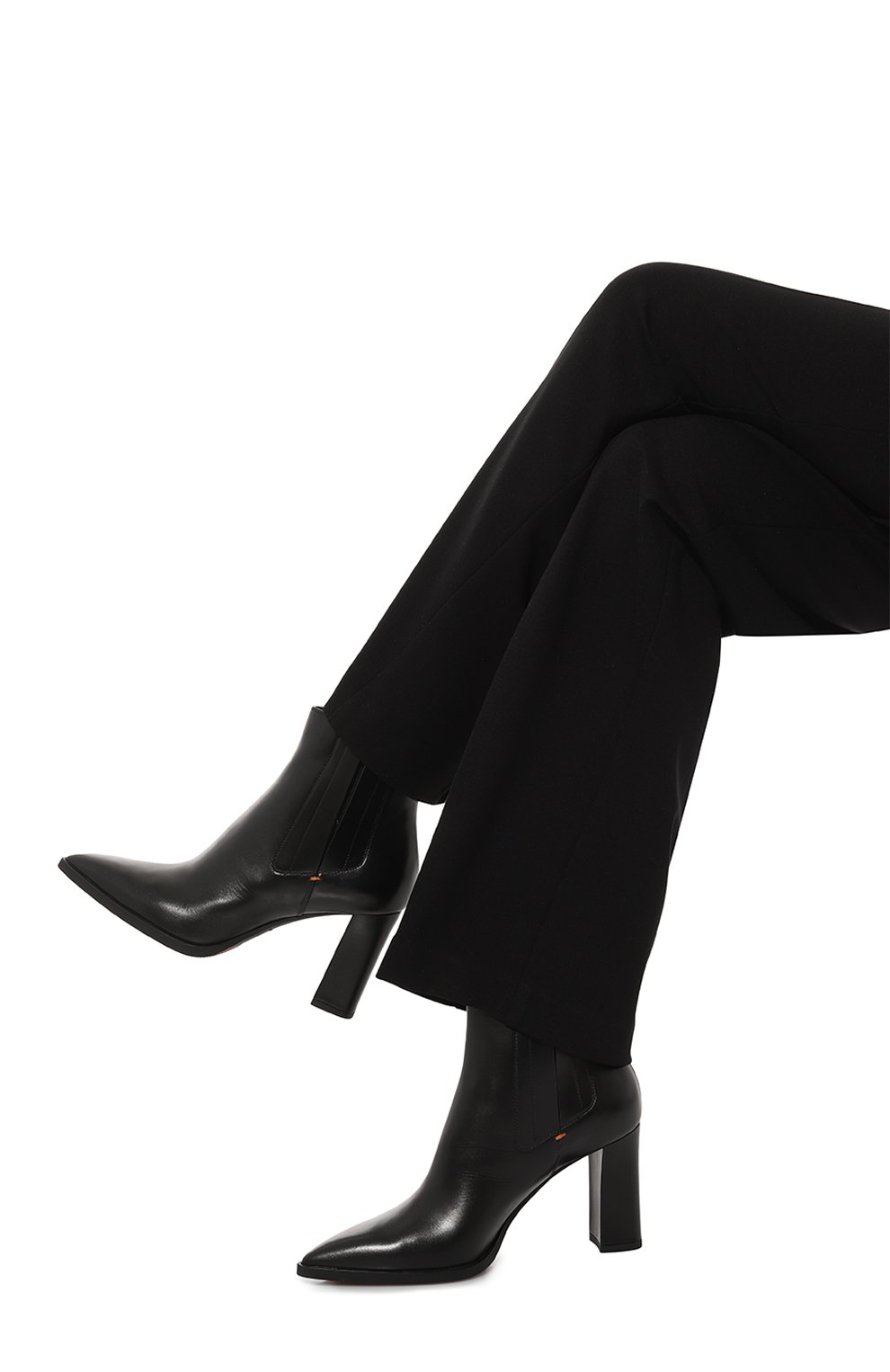 Кожаные ботильоны SANTONI, арт. WTEG71165PC4NBGN, фото 3