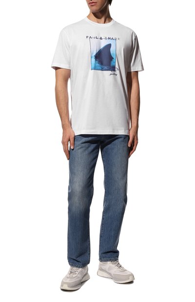 Хлопковая футболка PAUL&SHARK, арт. 23411059, фото 2