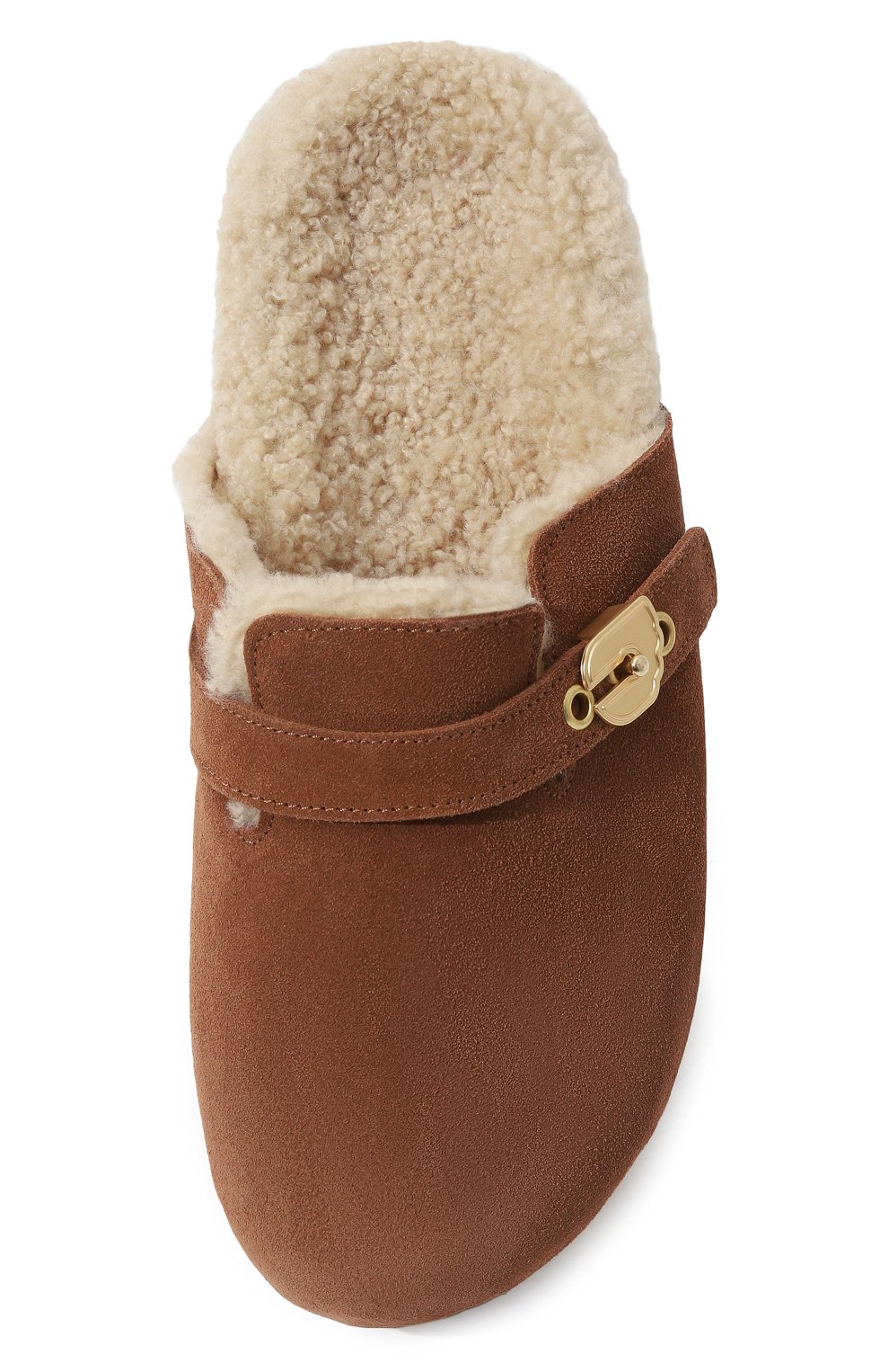 Замшевые сабо vasilitsa ANCIENT GREEK SANDALS, арт. VASILITSA/CR0STA & SHEEPSKIN, фото 6