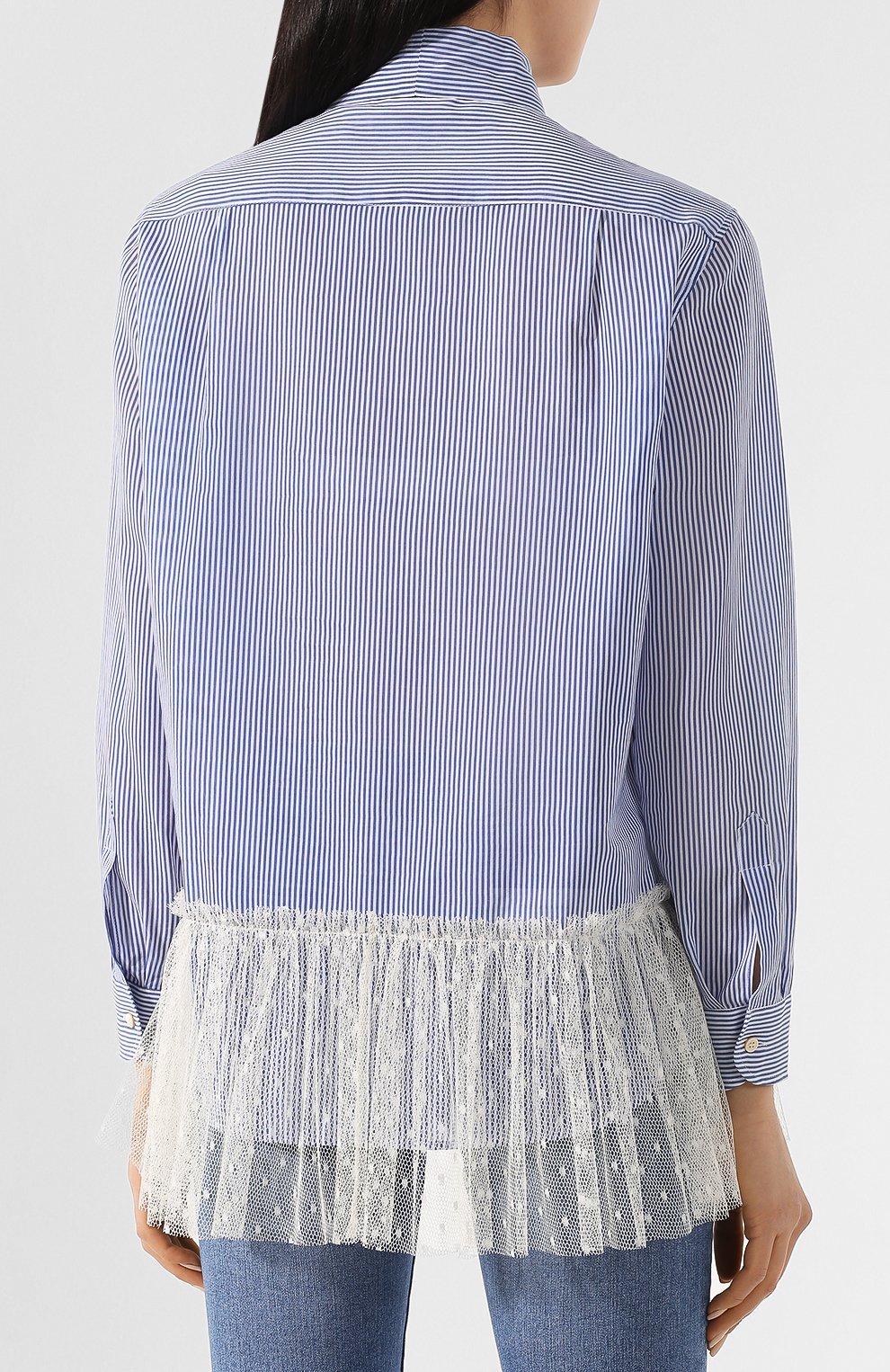 Хлопковая блузка REDVALENTINO, арт. TR3ABD10/4SD, фото 4