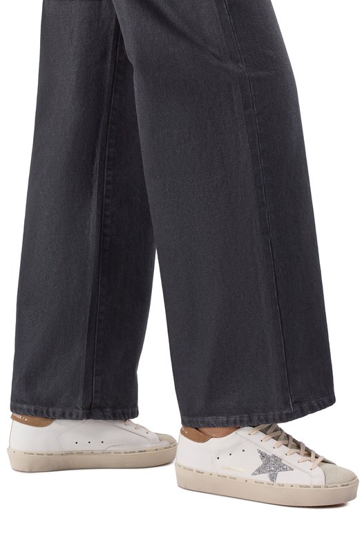 Кожаные кеды Hi Star Golden Goose Deluxe Brand GWF00118.F003976 Белый  GWF00118.F003976 Фото 2