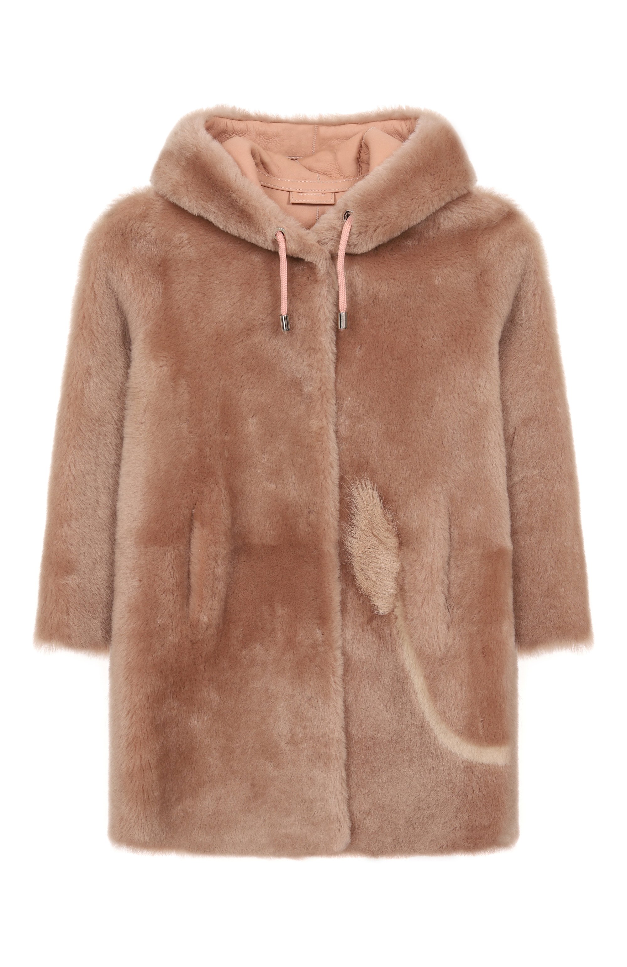 Шуба из овчины VLASTA MOUNTAIN темно-розового цвета по цене 86150 руб., арт. NASA-K KIDS/SHEARLING BABY MERIN0 SILKY, фото 1 Шуба из овчины VLASTA MOUNTAIN, арт. NASA-K KIDS/SHEARLING BABY MERIN0 SILKY, фото 1