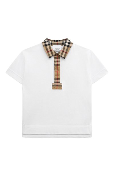 Хлопковое поло BURBERRY, арт. 8051774, фото 1