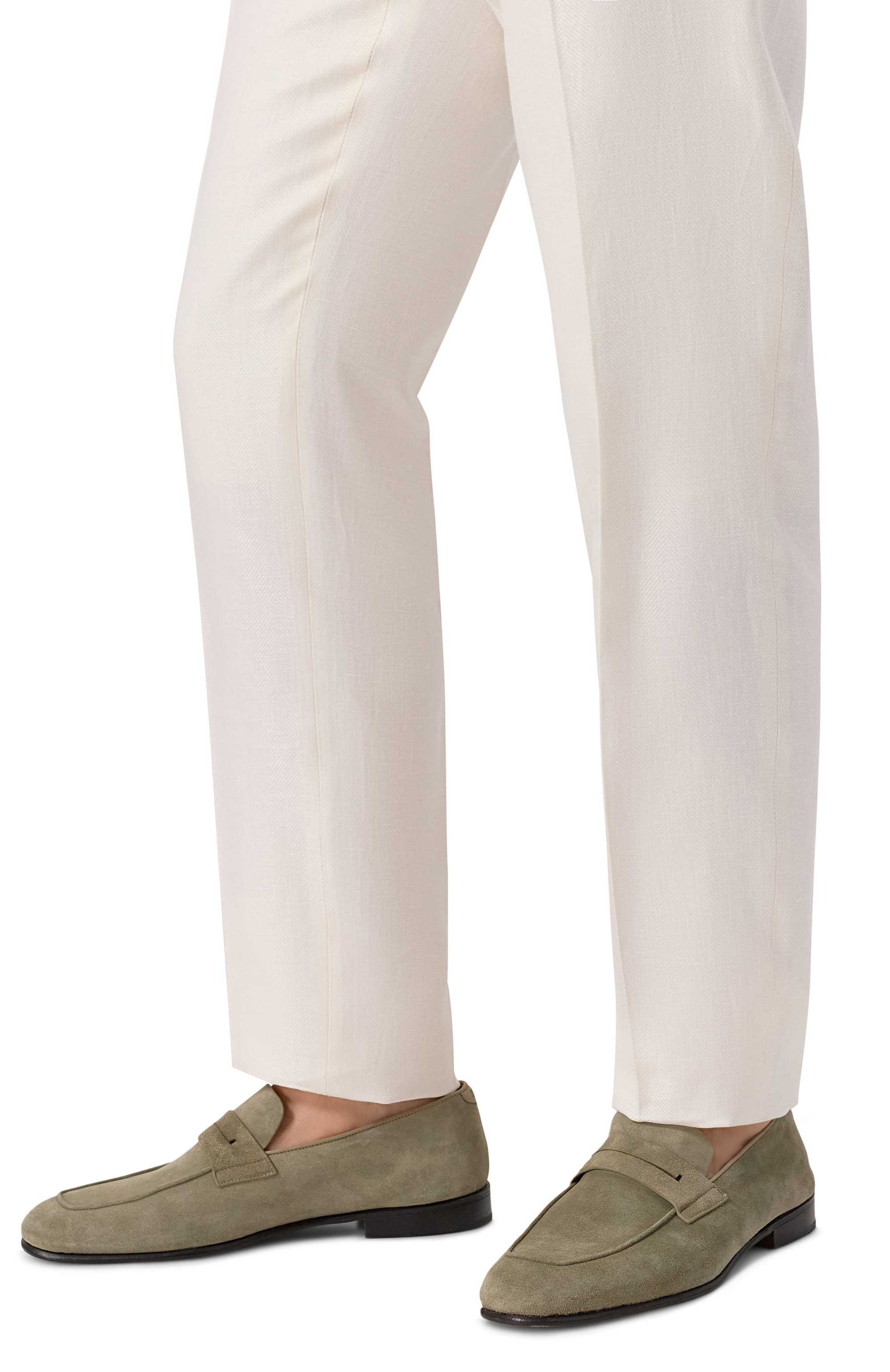 Замшевые пенни-лоферы ZILLI, арт. H0130AM1107VGRE03, фото 3