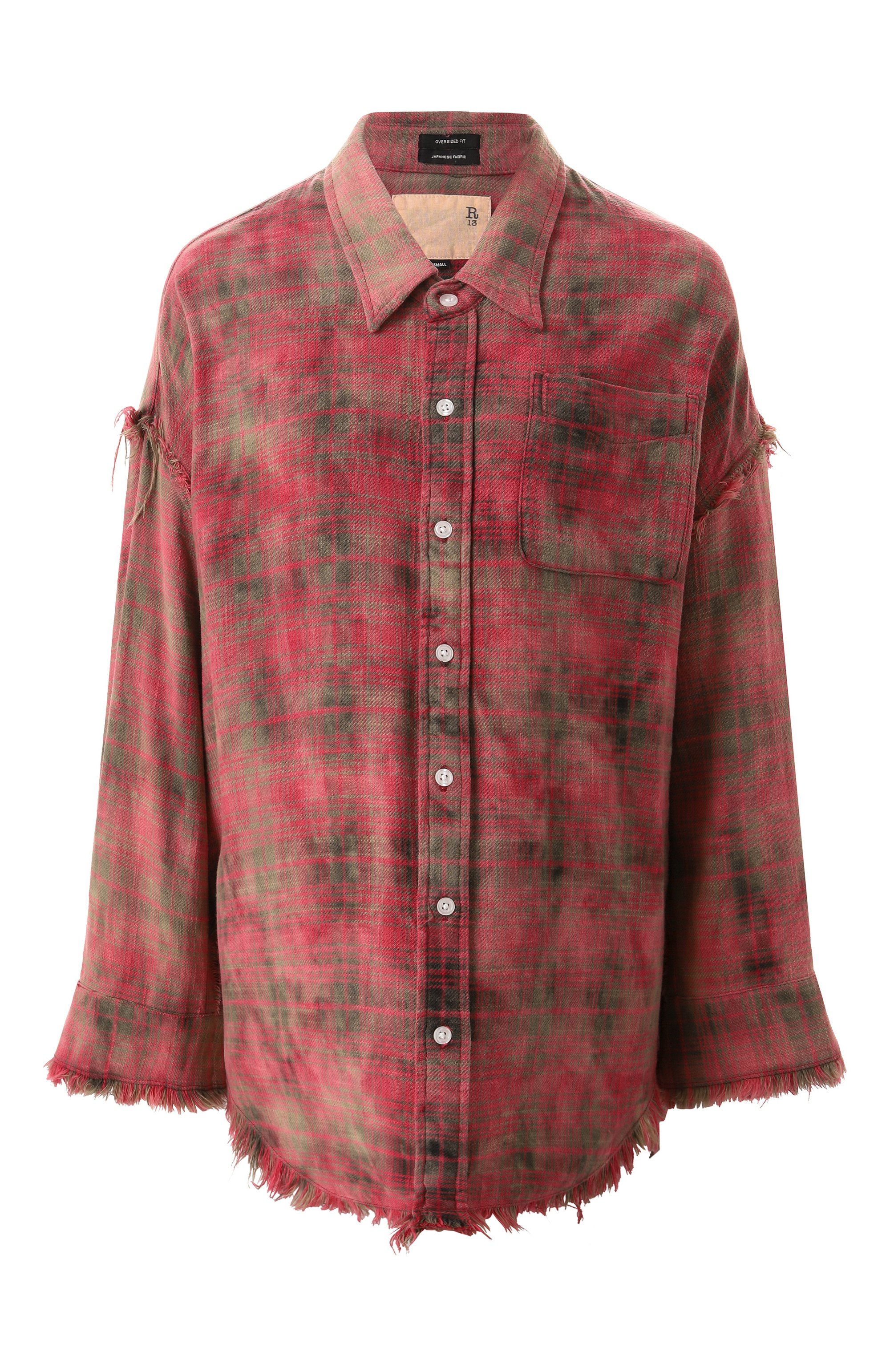 Хлопковая рубашка R13, арт. R13WR075-R461B, фото 1