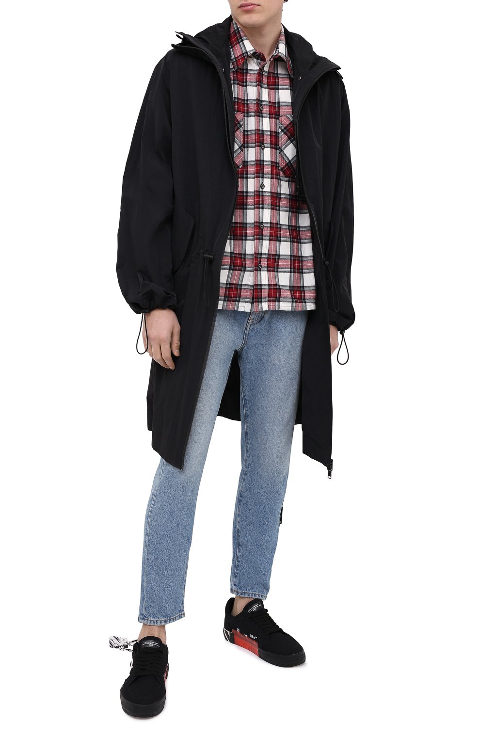 Джинсы OFF-WHITE синего цвета по цене 59550 руб., арт. 0MYA005R21DEN003, фото 2 Джинсы OFF-WHITE, арт. 0MYA005R21DEN003, фото 2