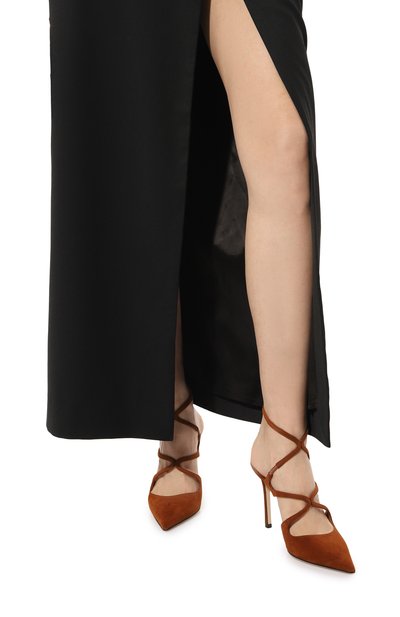 Замшевые туфли azia 95 JIMMY CHOO, арт. AZIA PUMP 95/SUE, фото 3