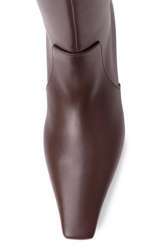 Кожаные сапоги Brunello Cucinelli MZSKC3057P Коричневый  MZSKC3057P Фото 6