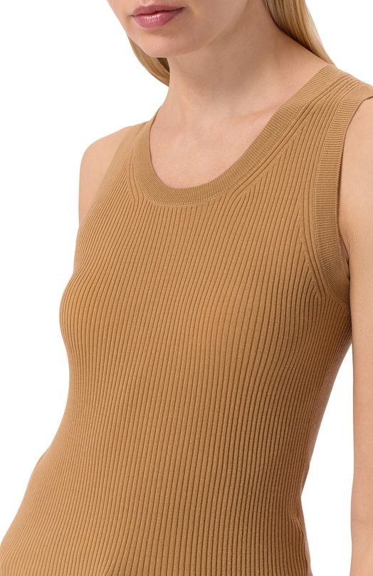 Шерстяной топ Petar Petrov F24K27 Бежевый  F24K27 Фото 5