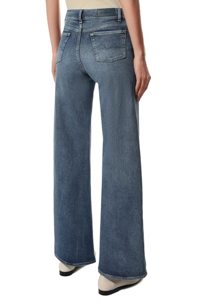 Джинсы 7 FOR ALL MANKIND голубого цвета по цене 25050 руб., арт. JSP01200LV, фото 4 Джинсы 7 FOR ALL MANKIND, арт. JSP01200LV, фото 4