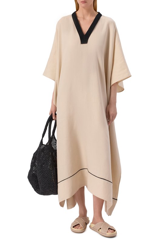 Замшевые шлепанцы Santoni WHXG72177G0MNUPI Бежевый  WHXG72177G0MNUPI Фото 3