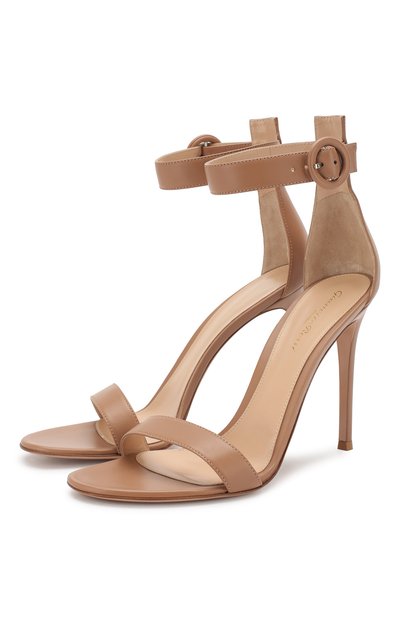 Кожаные босоножки portofino 105 GIANVITO ROSSI, арт. G61096.15RIC.NAPPRAL, фото 1