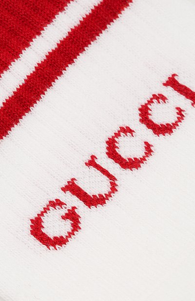 Хлопковые носки GUCCI, арт. 496493/4G293, фото 2