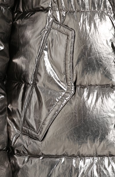 Стеганый пуховик с отделкой из меха лисы MONCLER, арт. C2-093-49973-25-549F8, фото 5