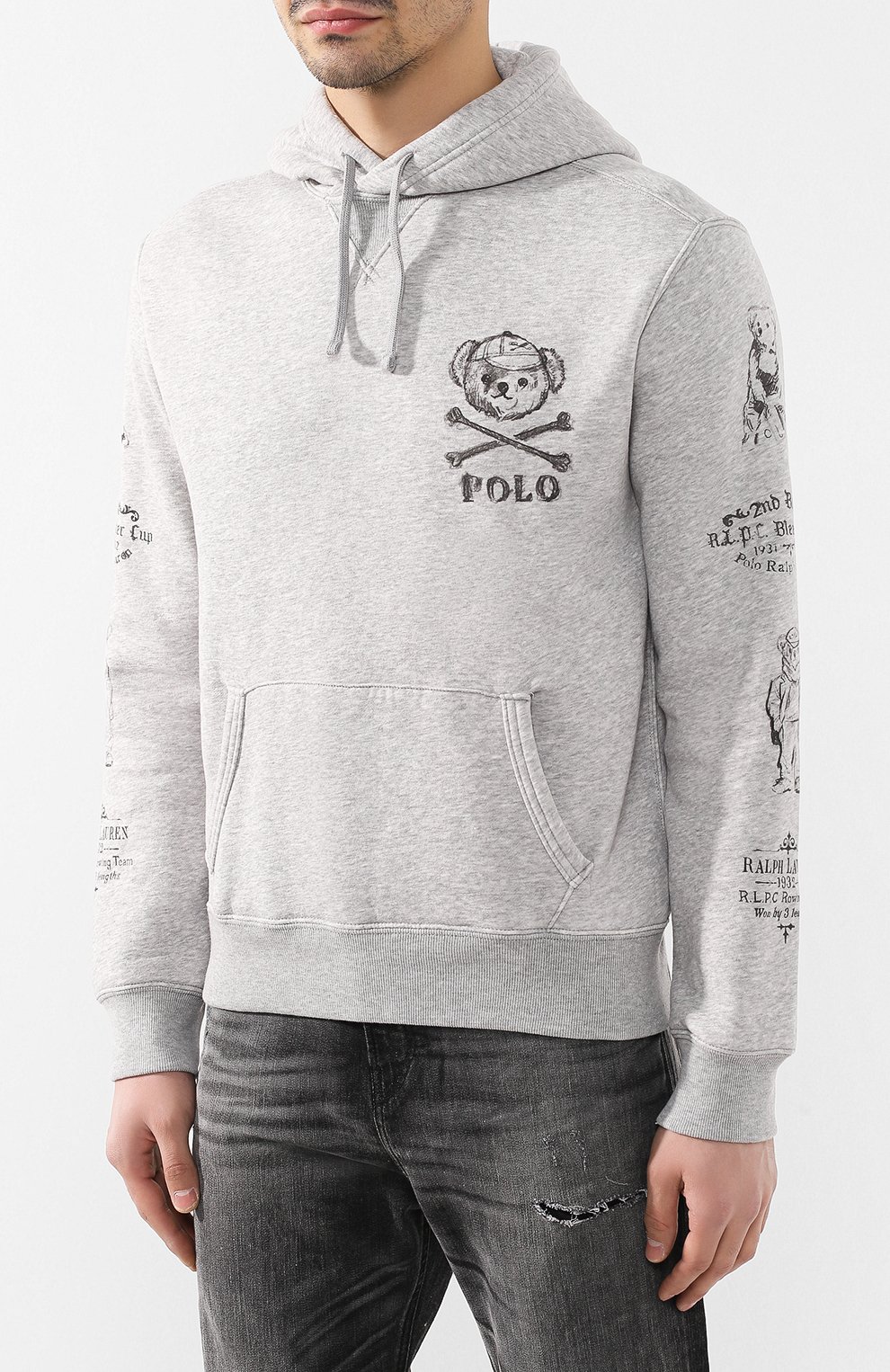 Хлопковое худи POLO RALPH LAUREN, арт. 710731715, фото 3