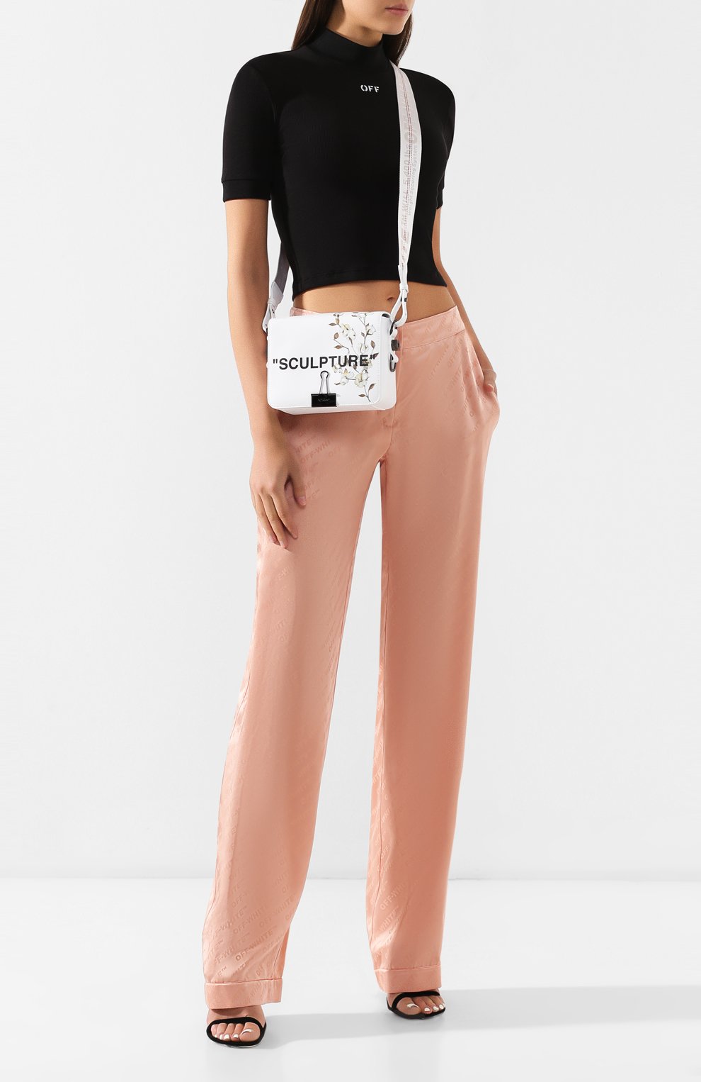 Брюки с логотипом бренда OFF-WHITE, арт. 0WCA082R19C860570300, фото 2