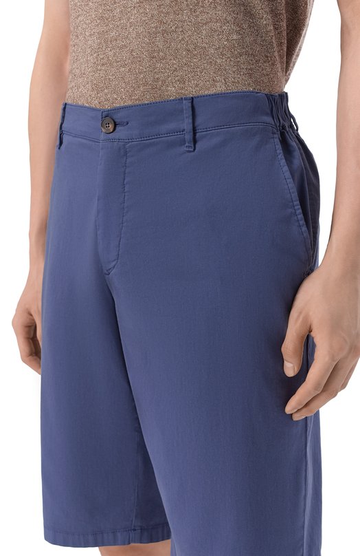 Шорты из хлопка и шелка MVST M26.CSM.T408/TFANT Синий  M26.CSM.T408/TFANT Фото 5