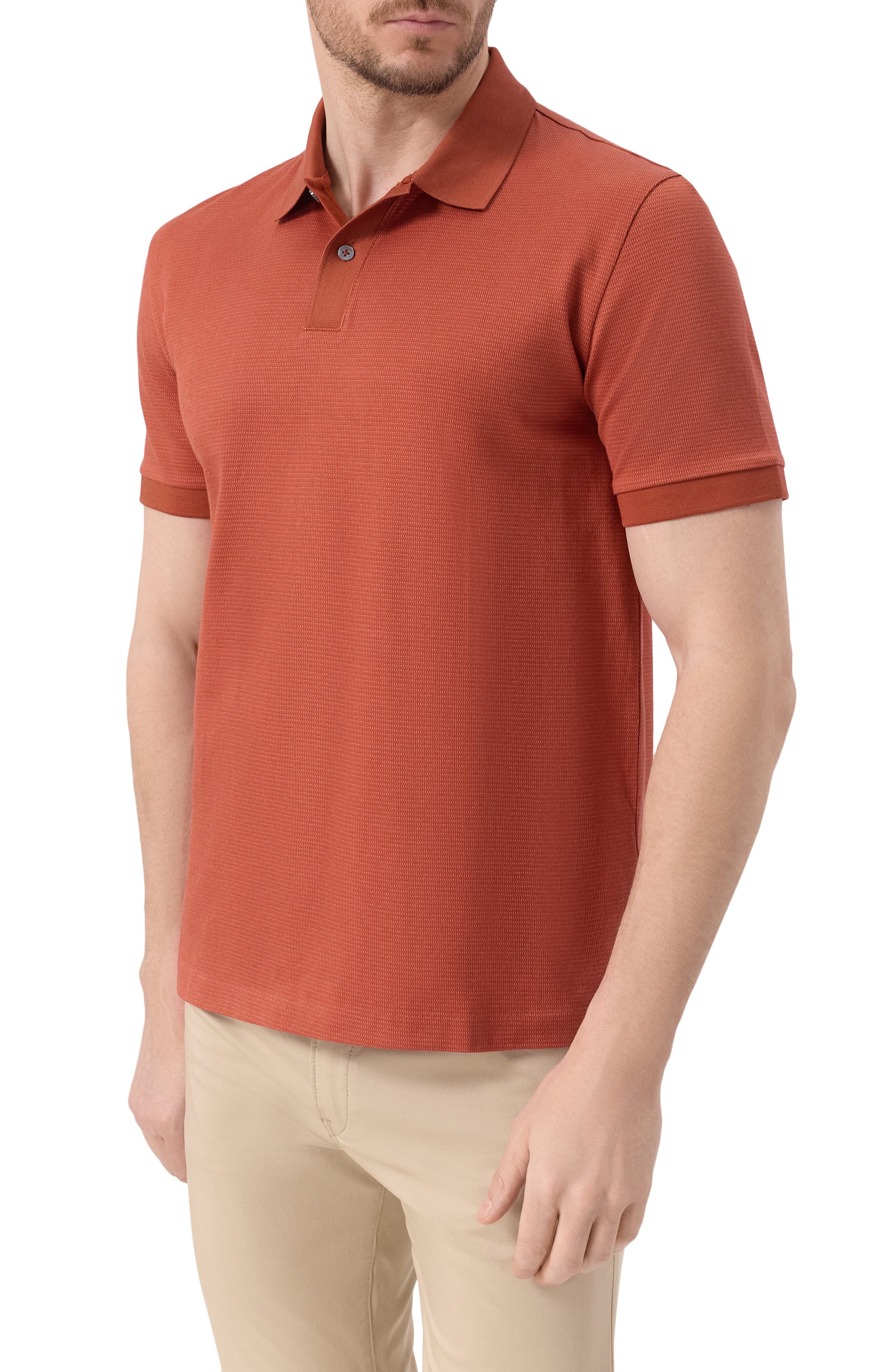 Хлопковое поло BOSS, арт. 50532246, фото 3