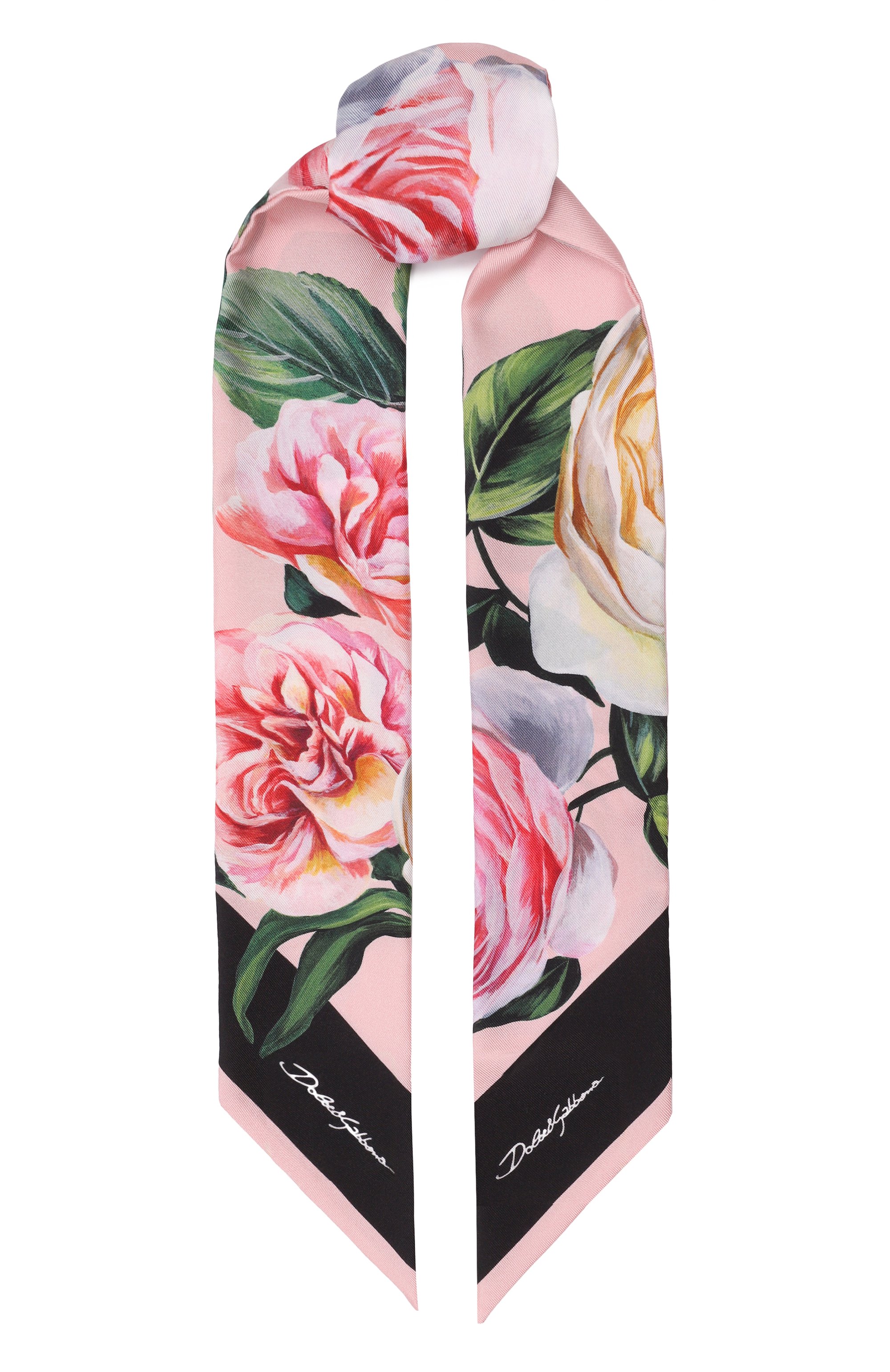 Шелковый шарф-твилли DOLCE & GABBANA, арт. FS215A/GDCUN, фото 1