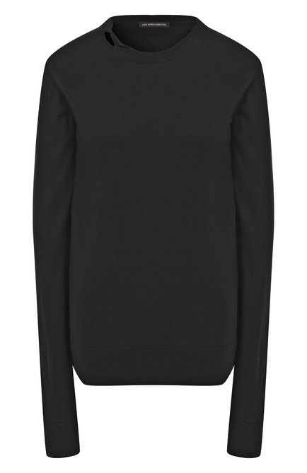 Женский пуловер из хлопка и кашемира ANN DEMEULEMEESTER, арт. B0012515/KN055