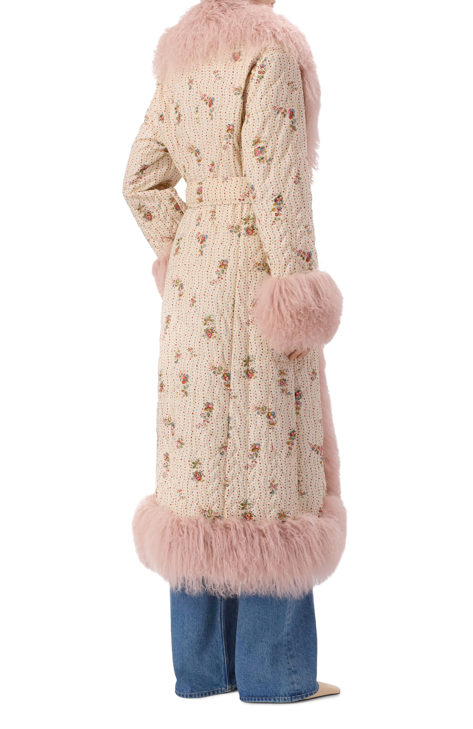 Пальто с отделкой из ягненка VALENTINO, арт. 8B3CL860/9WR, фото 4