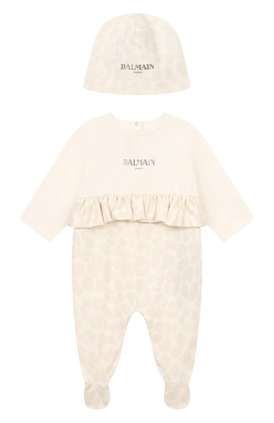 Комплект из комбинезона и шапки BALMAIN, арт. BYB020