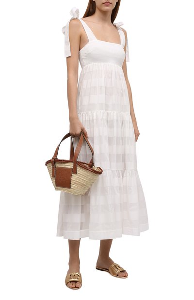 Кожаные шлепанцы bianca DOLCE & GABBANA, арт. CQ0436/A1016, фото 2