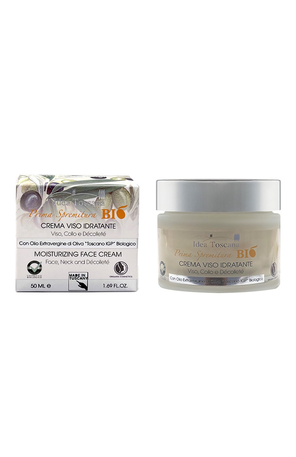 Мягкий увлажняющий крем для лица bio prima spremitura (50ml) IDEA TOSCANA, арт. 430162, фото 2