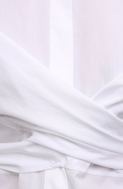 Хлопковая рубашка HELMUT LANG белого цвета по цене 39650 руб., арт. K10HW506, фото 5 Хлопковая рубашка HELMUT LANG, арт. K10HW506, фото 5