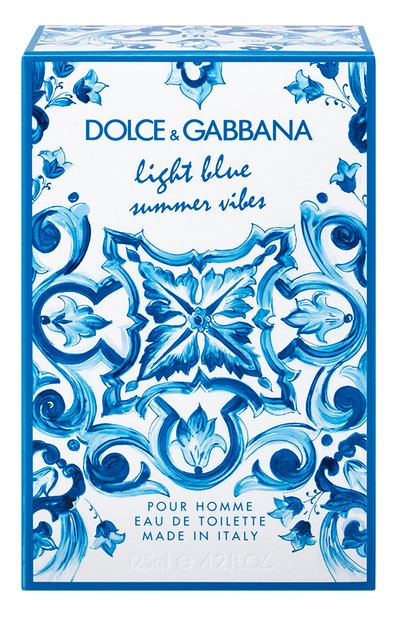 Туалетная вода light blue summer vibes pour homme (125ml) DOLCE & GABBANA, арт. 8057971183579, фото 1