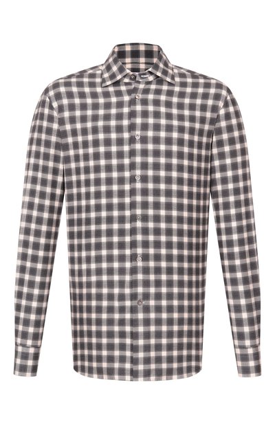 Мужская хлопковая рубашка KITON, арт. UCCH0943907